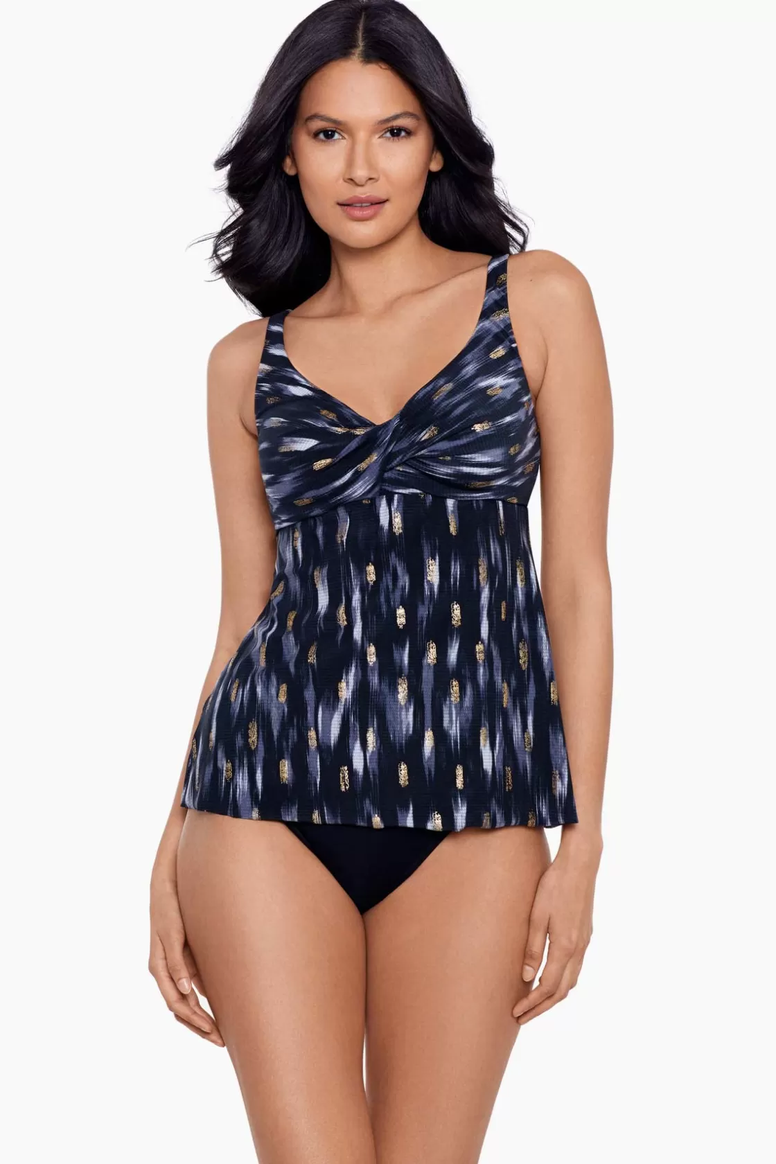 Miraclesuit Bronze Reign Ayla Tankini Top-Femme Tankini Tops