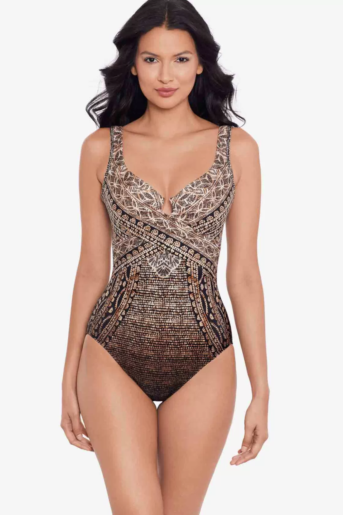 Miraclesuit Cappadocia Criss Cross Escape One Piece Swimsuit-Femme One Piece