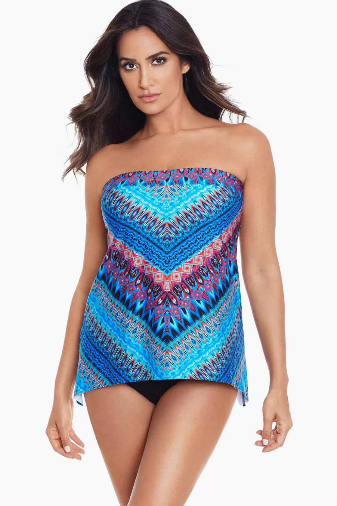 Miraclesuit Casablanca Bandini Tankini Top-Femme Bandeau | Tankini Tops