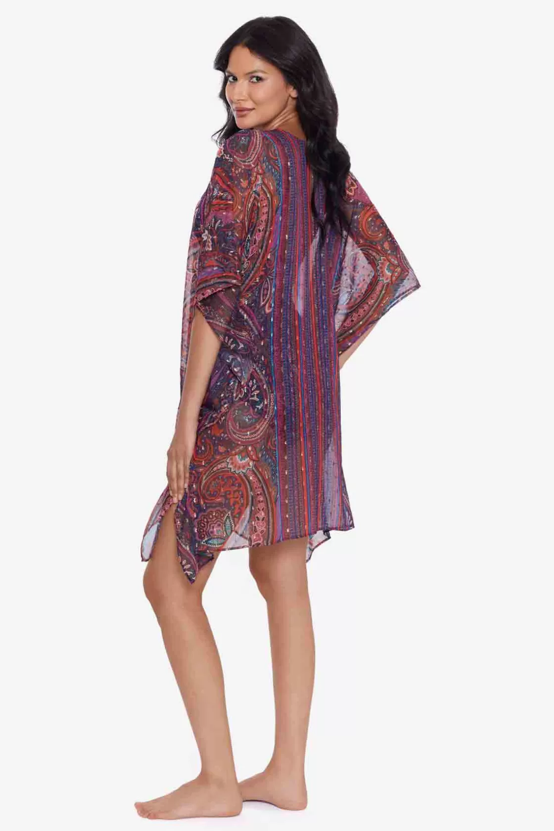 Miraclesuit Dynasty Caftan Swim Cover Up-Femme Cover Ups