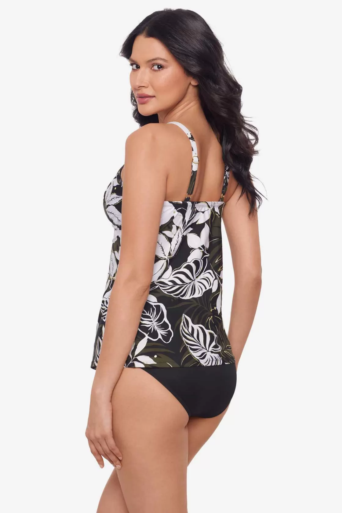 Miraclesuit Elle Dorado Love Knot Tankini Top DD-Cup-Femme Tankini Tops | Dd+ Cup