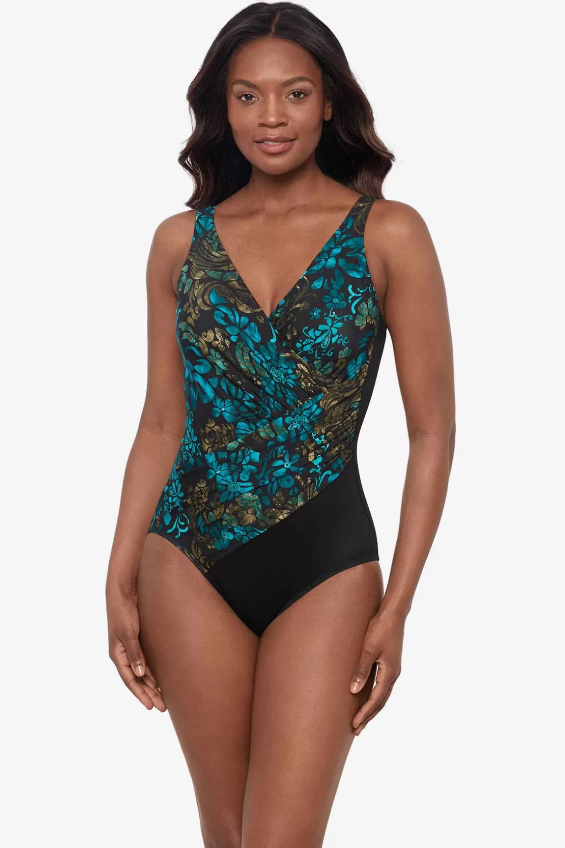 Miraclesuit Flor De Mare Oceanus One Piece Swimsuit DD-Cup-Femme One Piece | Dd+ Cup