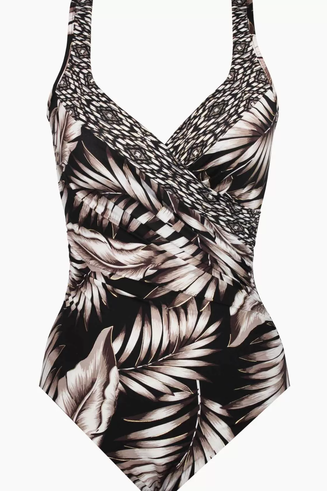 Miraclesuit Oasis Colorblock It's A Wrap One Piece Swimsuit-Femme One Piece