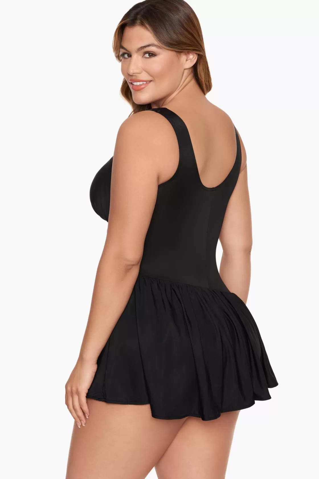 Miraclesuit Plus Size Aurora Swim Dress-Femme Swim Dress | One Piece