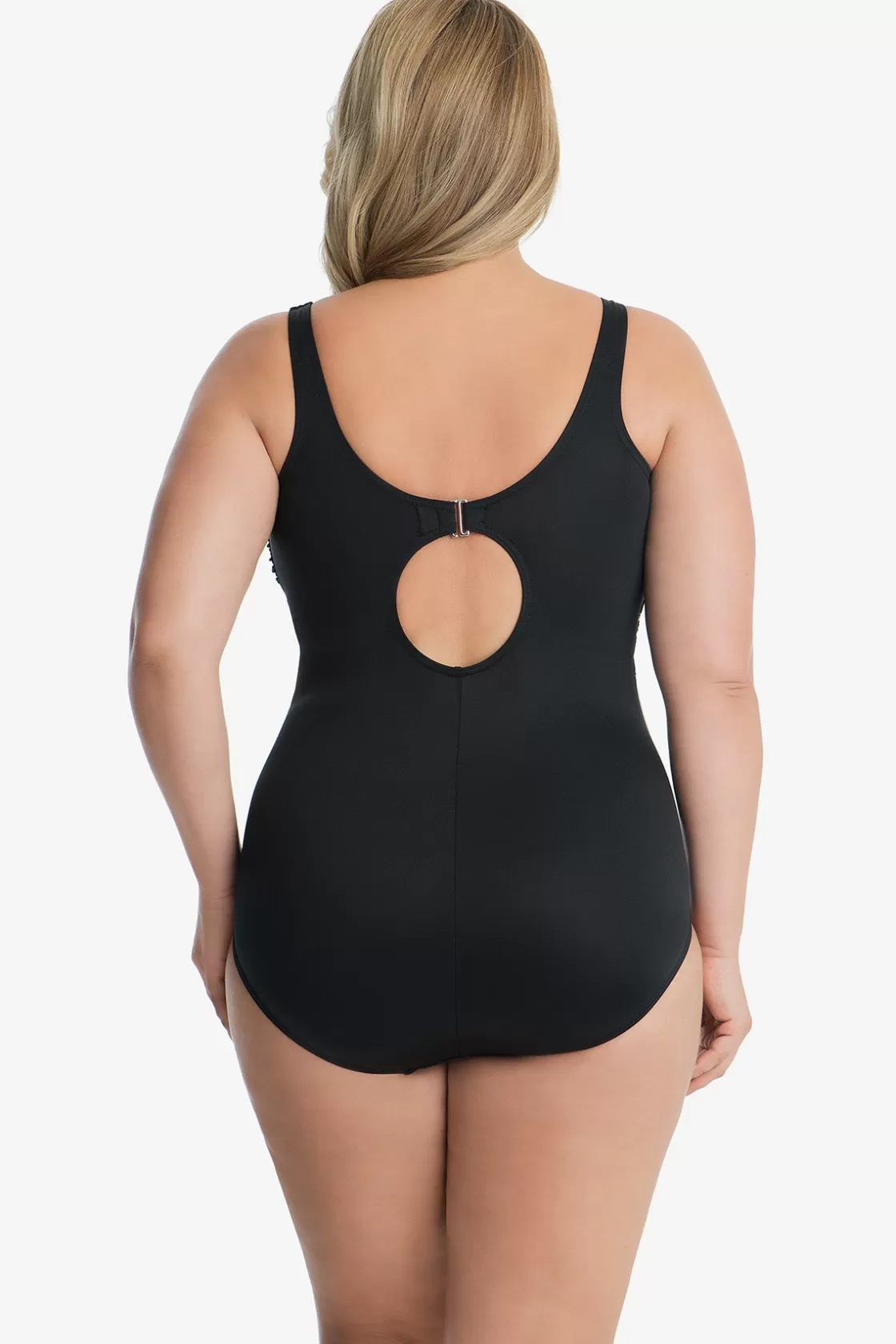 Miraclesuit Plus Size Colorblock Helix One Piece Swimsuit-Femme One Piece | Plus
