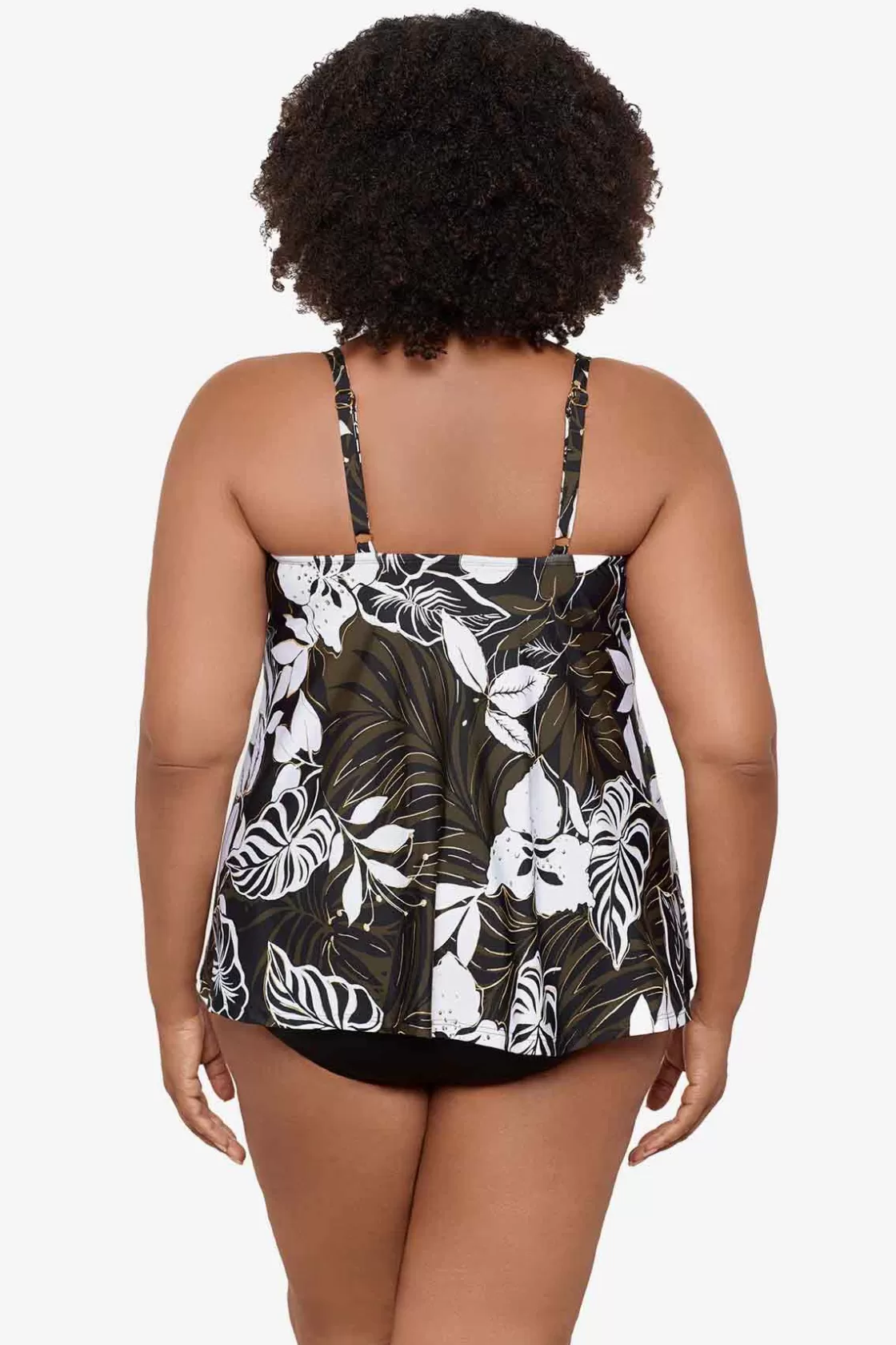 Miraclesuit Plus Size Elle Dorado Love Knot Tankini Top-Femme Tankini Tops | Plus