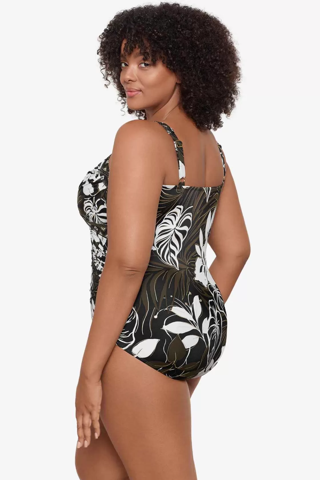 Miraclesuit Plus Size Elle Dorado Sanibel One Piece Swimsuit-Femme One Piece | Plus