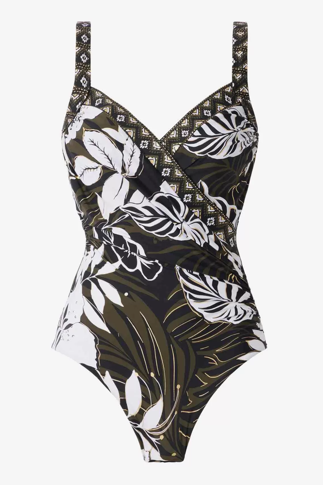 Miraclesuit Plus Size Elle Dorado Sanibel One Piece Swimsuit-Femme One Piece | Plus