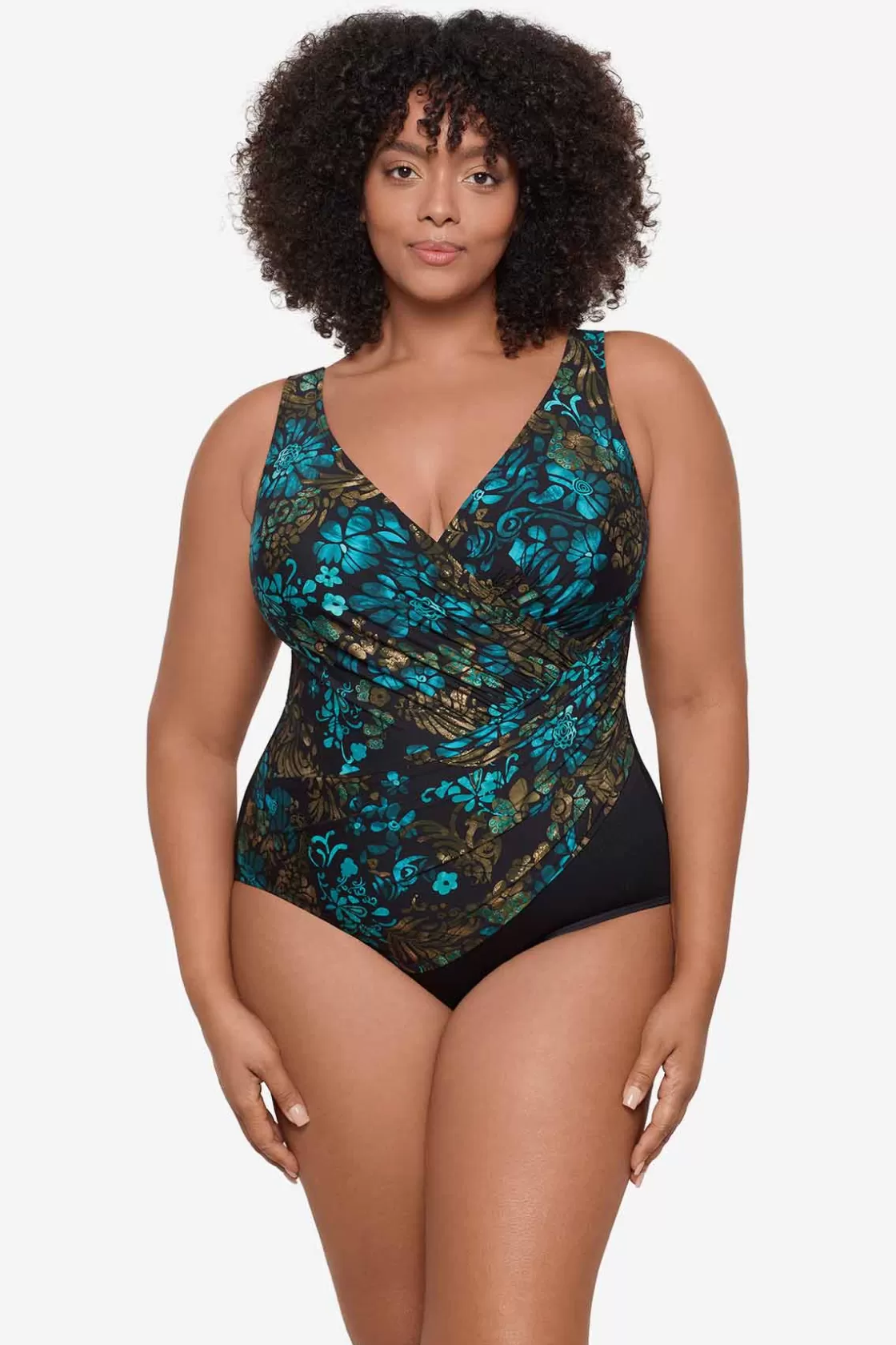 Miraclesuit Plus Size Flor De Mare Oceanus One Piece Swimsuit-Femme One Piece | Plus