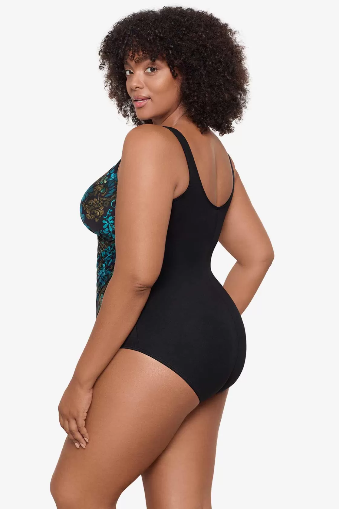 Miraclesuit Plus Size Flor De Mare Oceanus One Piece Swimsuit-Femme One Piece | Plus