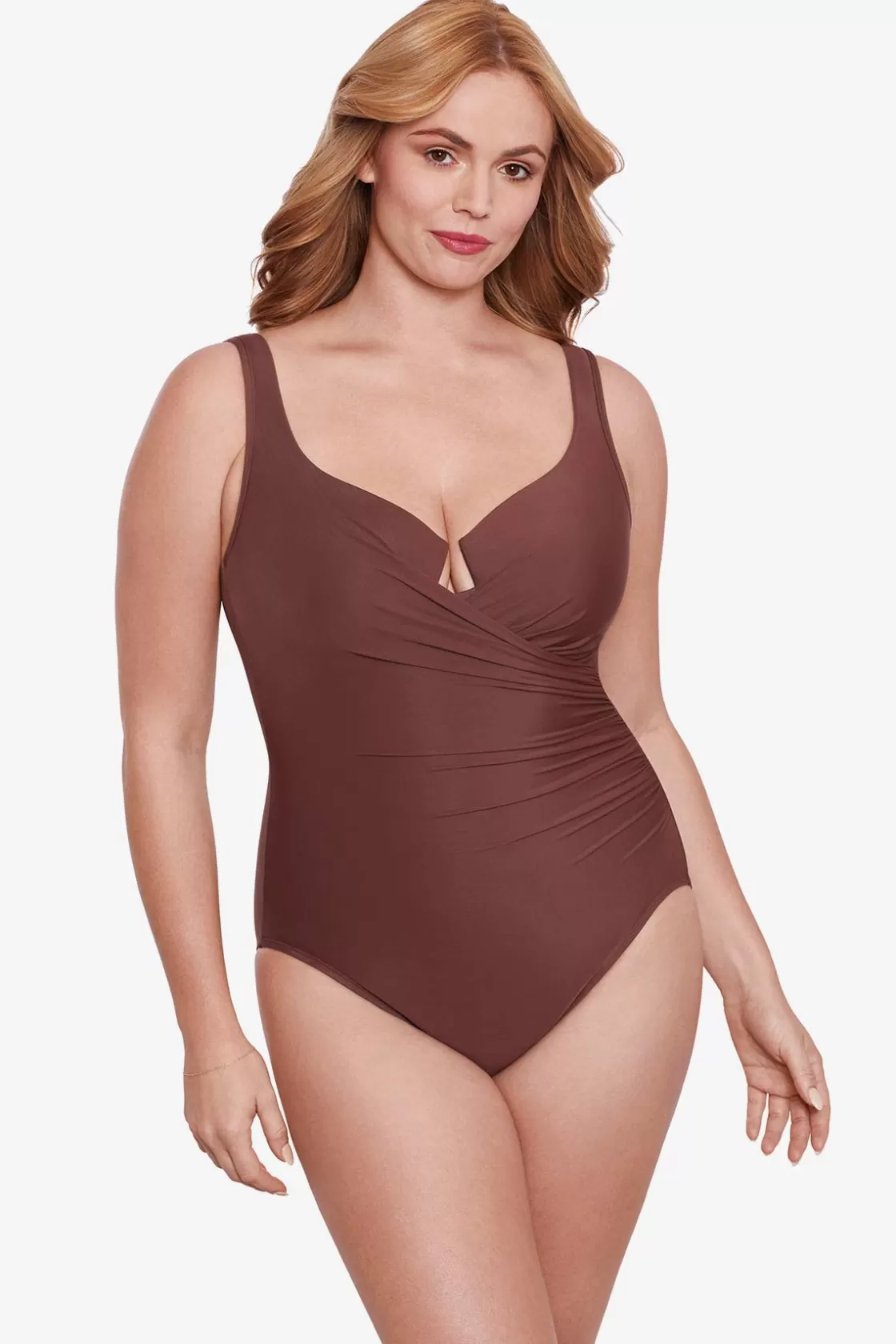 Miraclesuit Plus Size Must Haves Escape One Piece Swimsuit-Femme One Piece | Plus