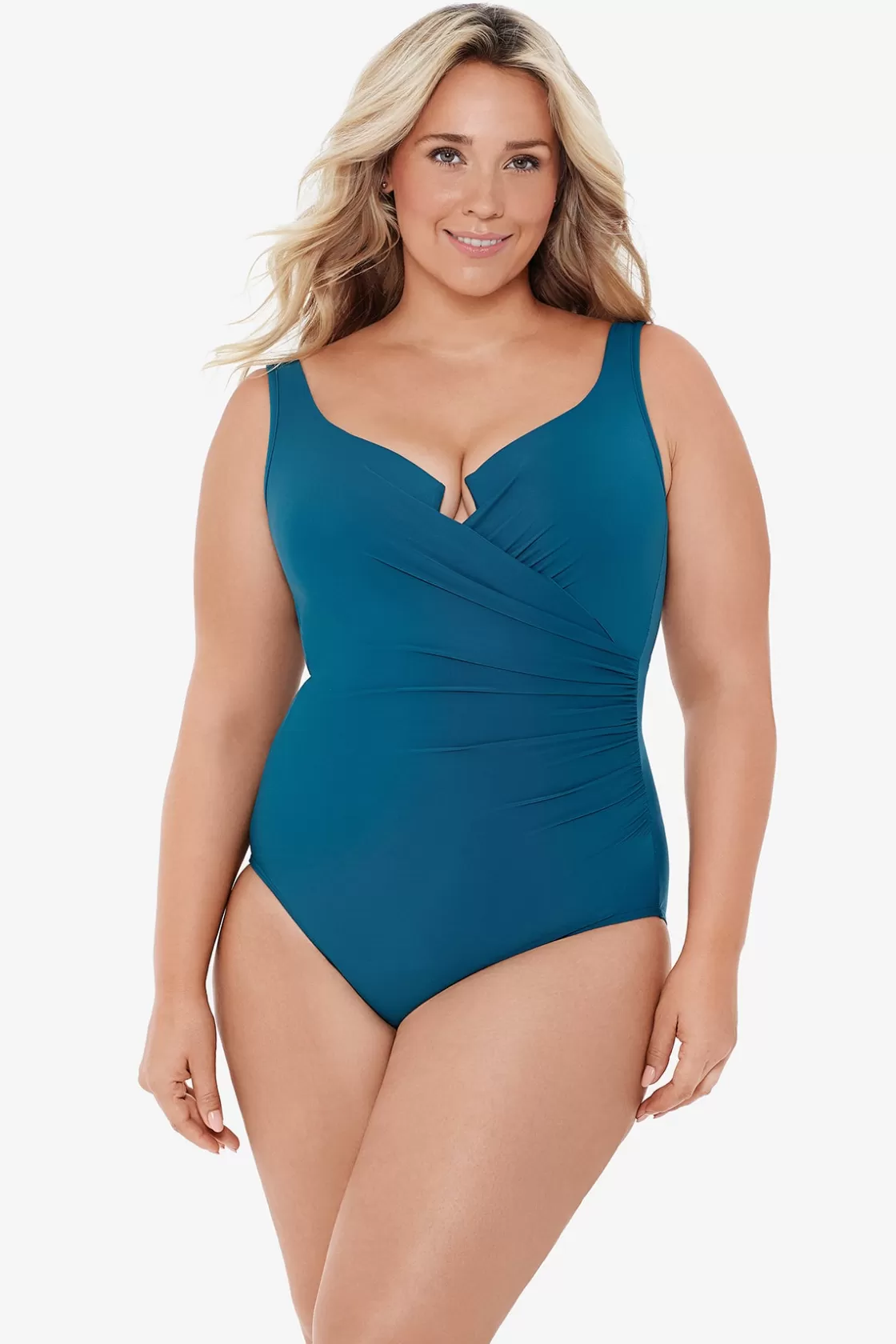 Miraclesuit Plus Size Must Haves Escape One Piece Swimsuit-Femme One Piece | Plus