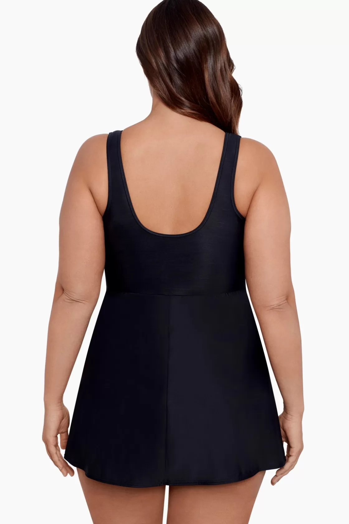 Miraclesuit Plus Size Must Haves Marais One Piece Swim Dress-Femme Swim Dress | One Piece