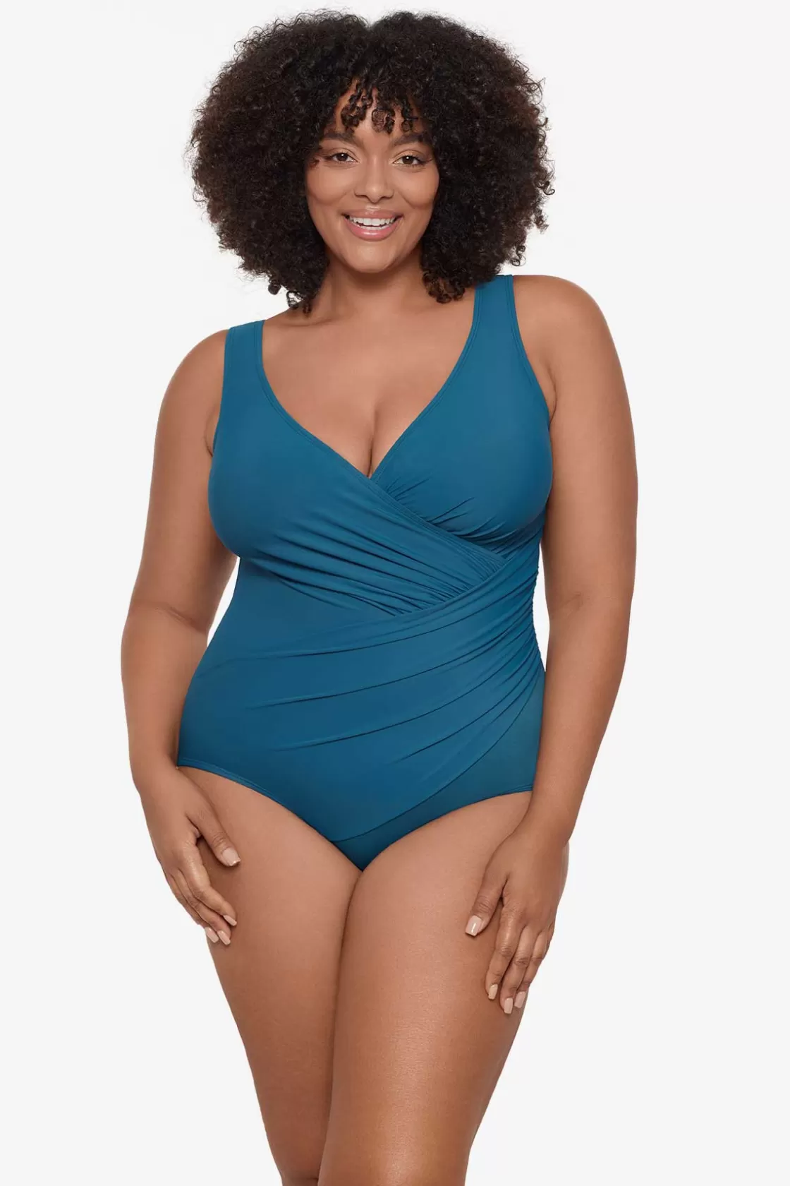 Miraclesuit Plus Size Must Haves Oceanus One Piece Swimsuit-Femme One Piece | Plus
