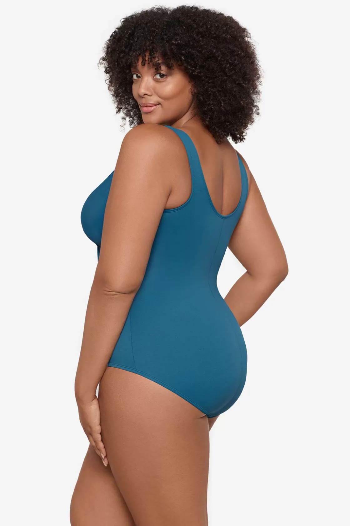 Miraclesuit Plus Size Must Haves Oceanus One Piece Swimsuit-Femme One Piece | Plus