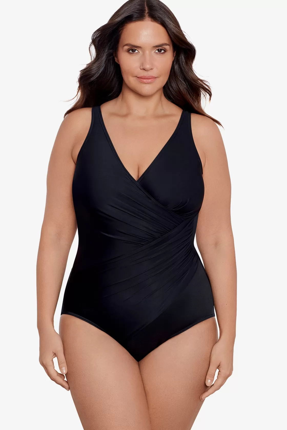Miraclesuit Plus Size Must Haves Oceanus One Piece Swimsuit-Femme One Piece | Plus