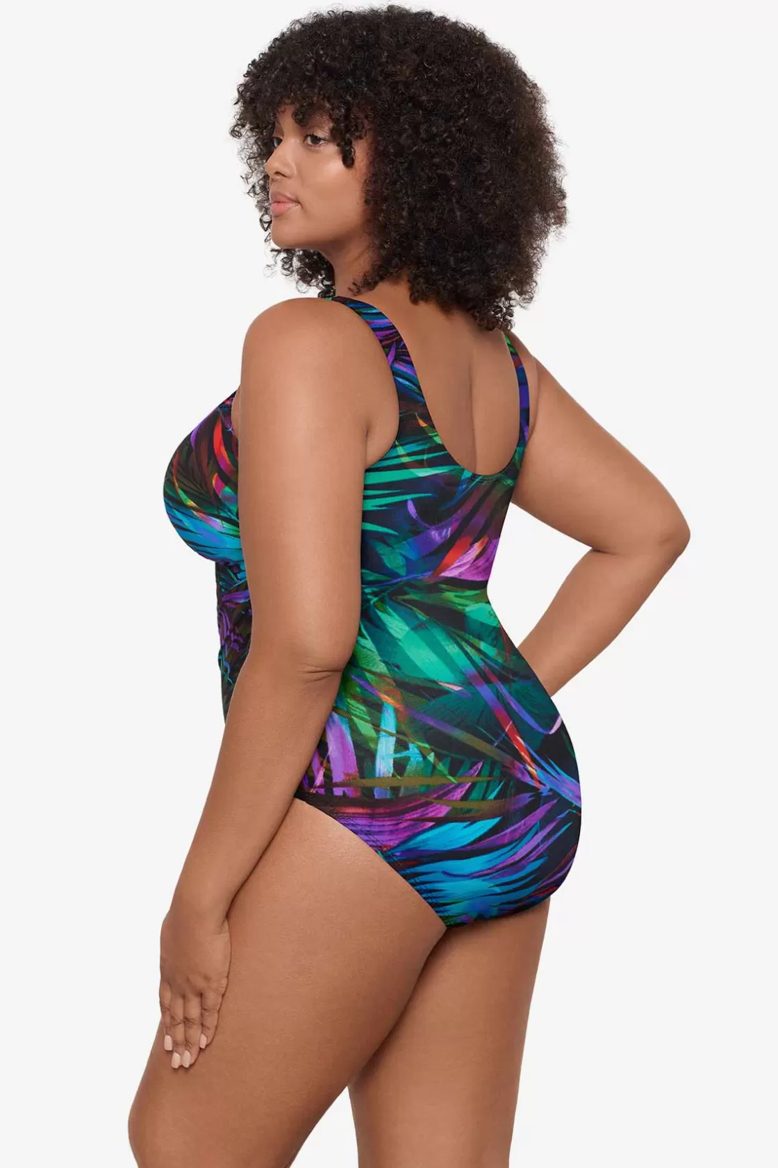 Miraclesuit Plus Size Palma Paradiso Oceanus One Piece Swimsuit-Femme One Piece | Plus