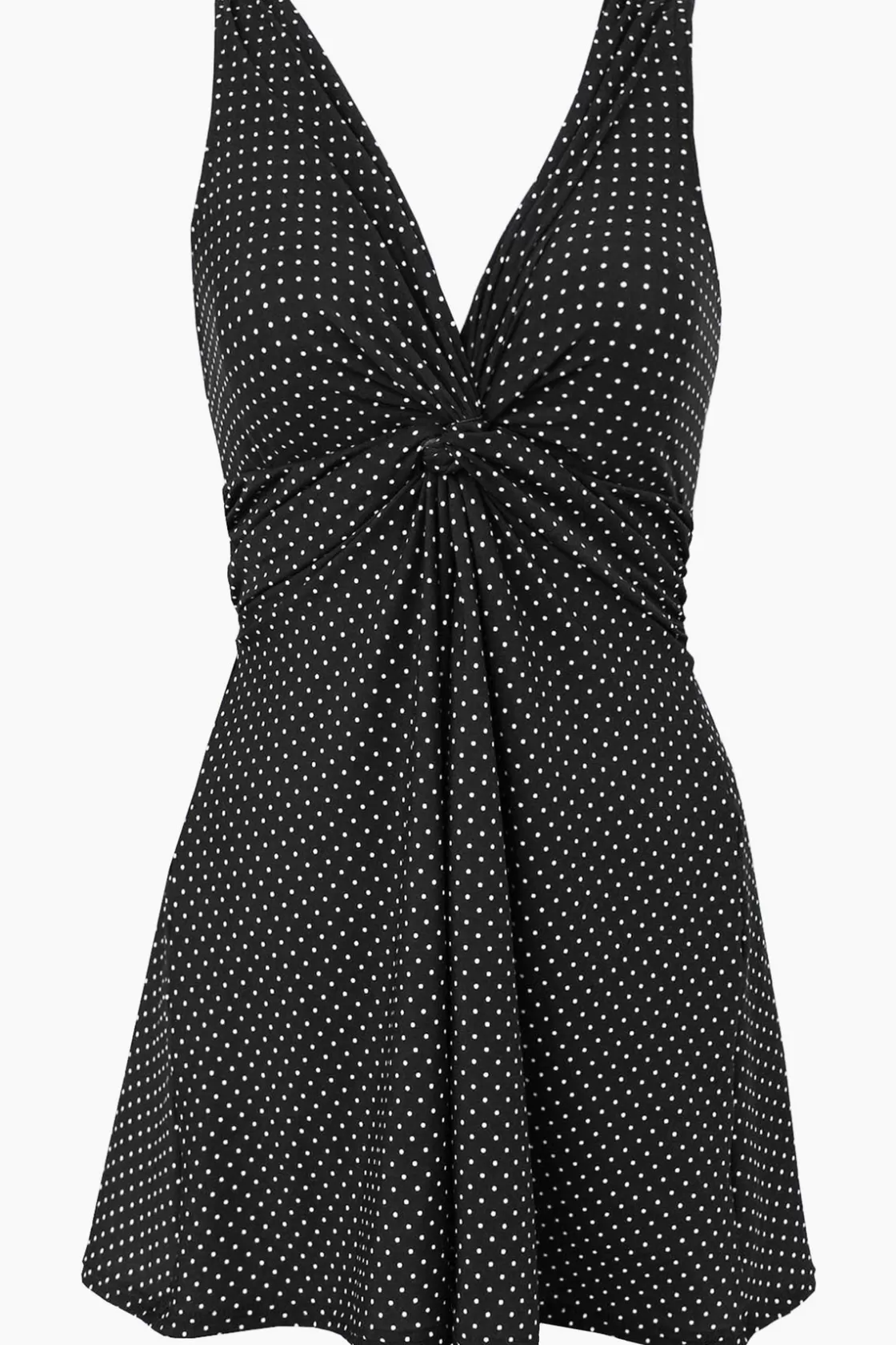 Miraclesuit Plus Size Pin Point Marais One Piece Swim Dress-Femme Swim Dress | One Piece