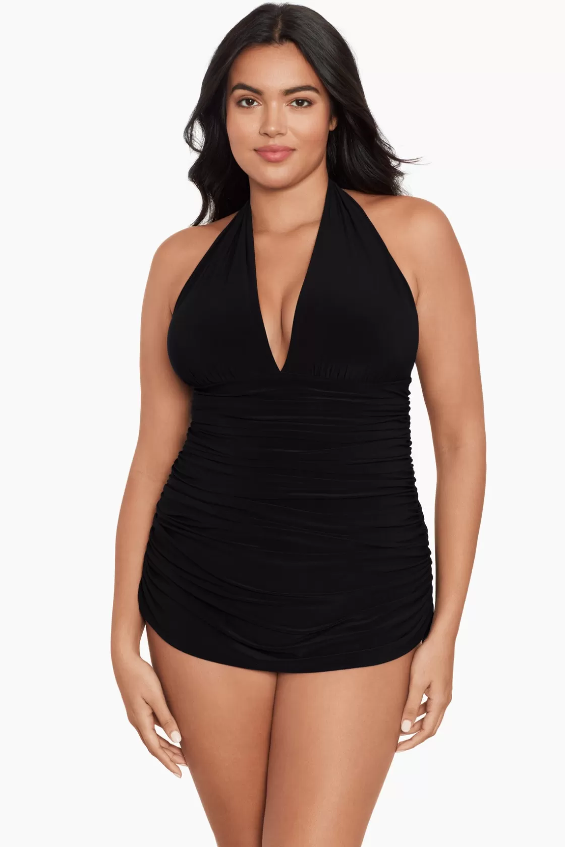 Miraclesuit Plus Size Yvonne Swim Dress-Femme Swim Dress | One Piece