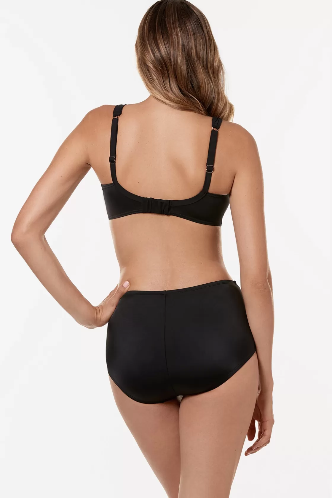 Miraclesuit Underwire Plunge Bra Top-Femme Bra-Sized Swim | Dd+ Cup